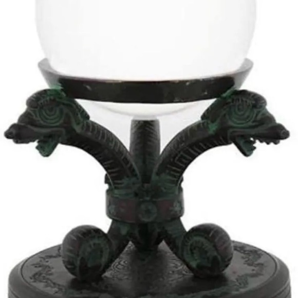 Disney HAUNTED MANSION 45th ANNIVERSARY CRYSTAL BALL Figurine Madame Leota - Picture 4 of 4